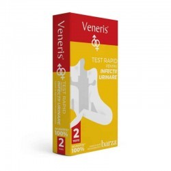 Test Rapid de Infectii Urinare Unisex, 2 teste, Veneris - www.naturasanat.ro