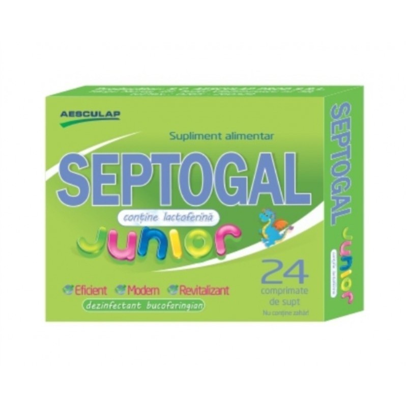 Septogal junior, 24 comprimate, Aesculap - www.naturasanat.ro