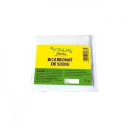 Bicarbonat de sodiu x 50g (Vitalia) - www.naturasanat.ro