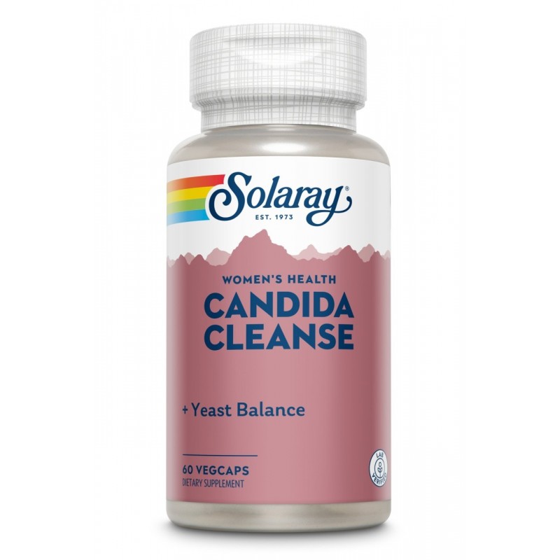 Candida Cleanse Solaray, 60 capsule, Secom - www.naturasanat.ro