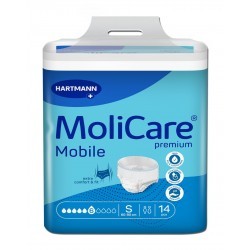 MoliCare Premium Mobile 6 picaturi - Chiloti adulti pentru incontinenta, marime S, 14 buc, Hartmann - www.naturasanat.ro