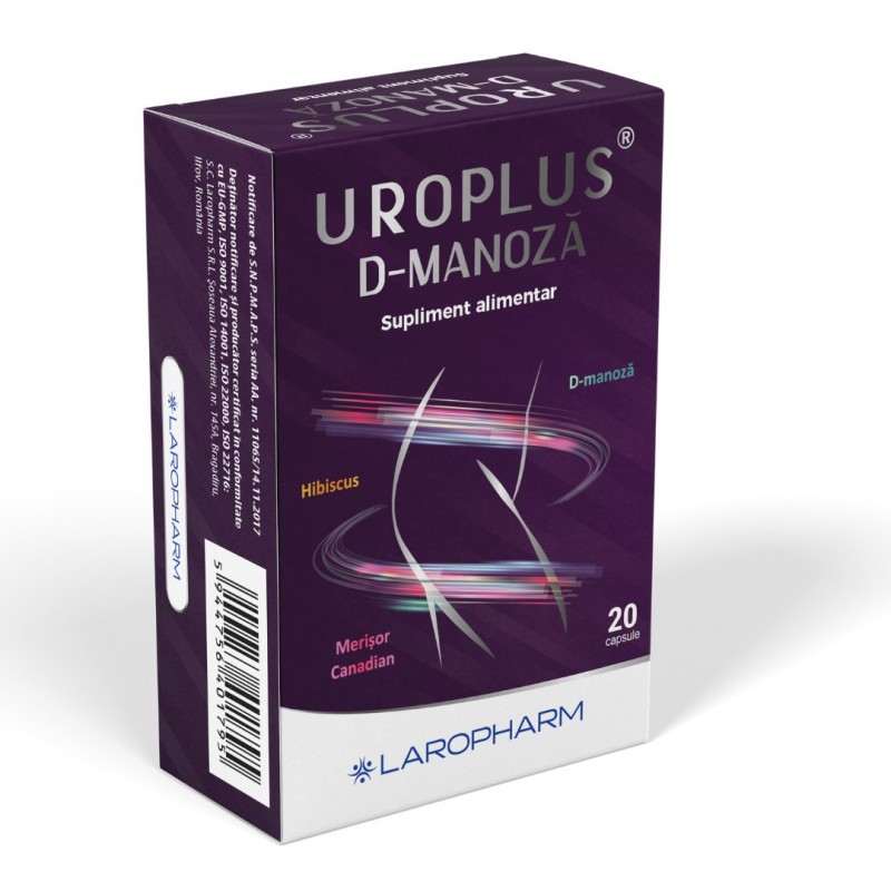 Uroplus D-Manoza, 20 capsule, Laropharm - www.naturasanat.ro