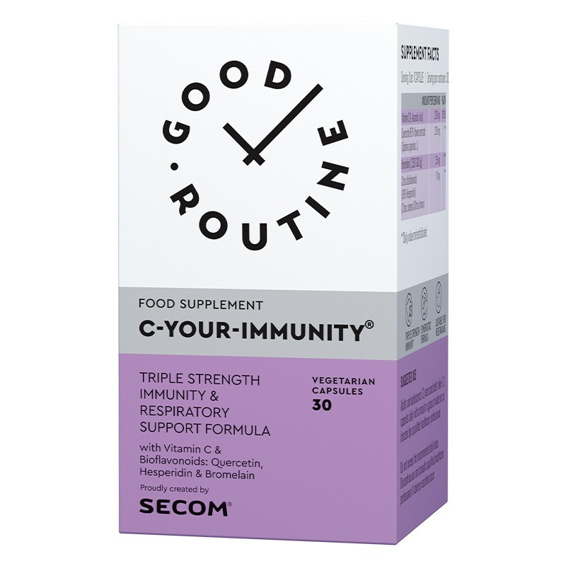 C-Your-Immunity Good Routine, 30 capsule, Secom - www.naturasanat.ro