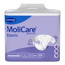 MoliCare Premium Elastic Scutece adulti 8 pic, L, 24 bucati, Hartmann - www.naturasanat.ro