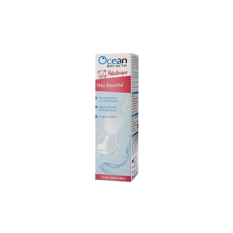 Ocean BIO-ACTIF Pediatric Apa de mare hipertonica pentru copii, 100ml, Yslab - www.naturasanat.ro