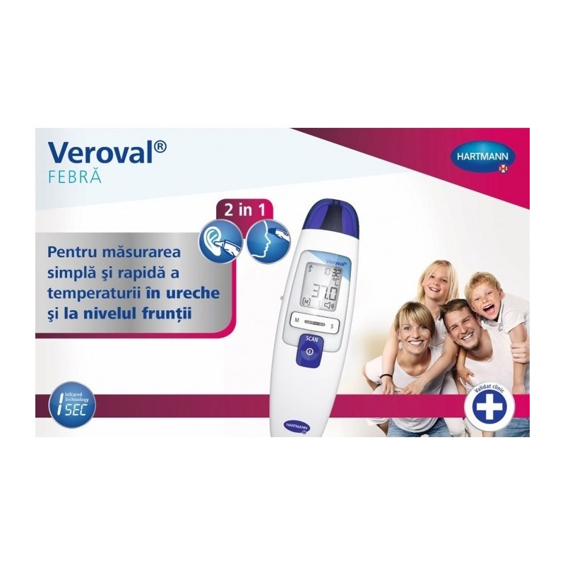 HARTMANN VEROVAL Febra termometru 2 in 1 - www.naturasanat.ro