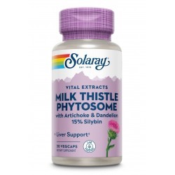 Milk Thistle Phytosome Solaray, 30 capsule, Secom - www.naturasanat.ro
