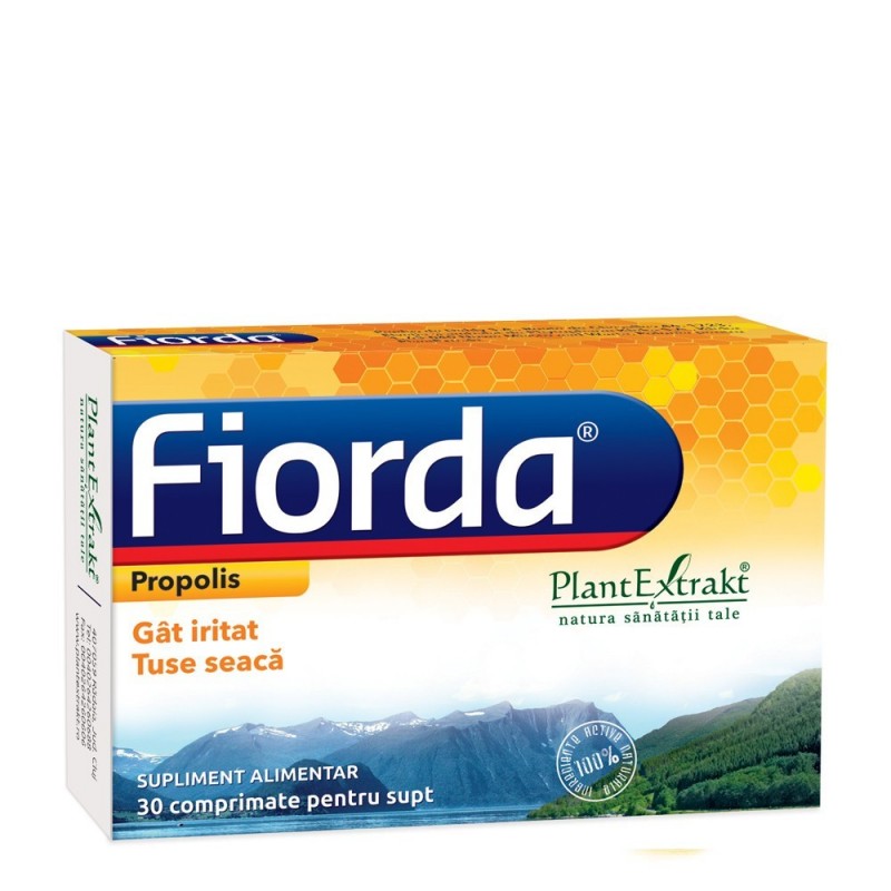 FIORDA Propolis, 30 comprimate de supt, Plantextract - www.naturasanat.ro