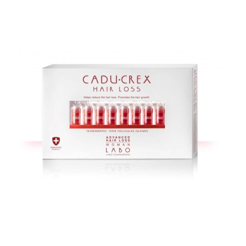 Tratament impotriva caderii parului Femei, Stadiu Avansat, 2o fiole Cadu-Crex Labo - www.naturasanat.ro