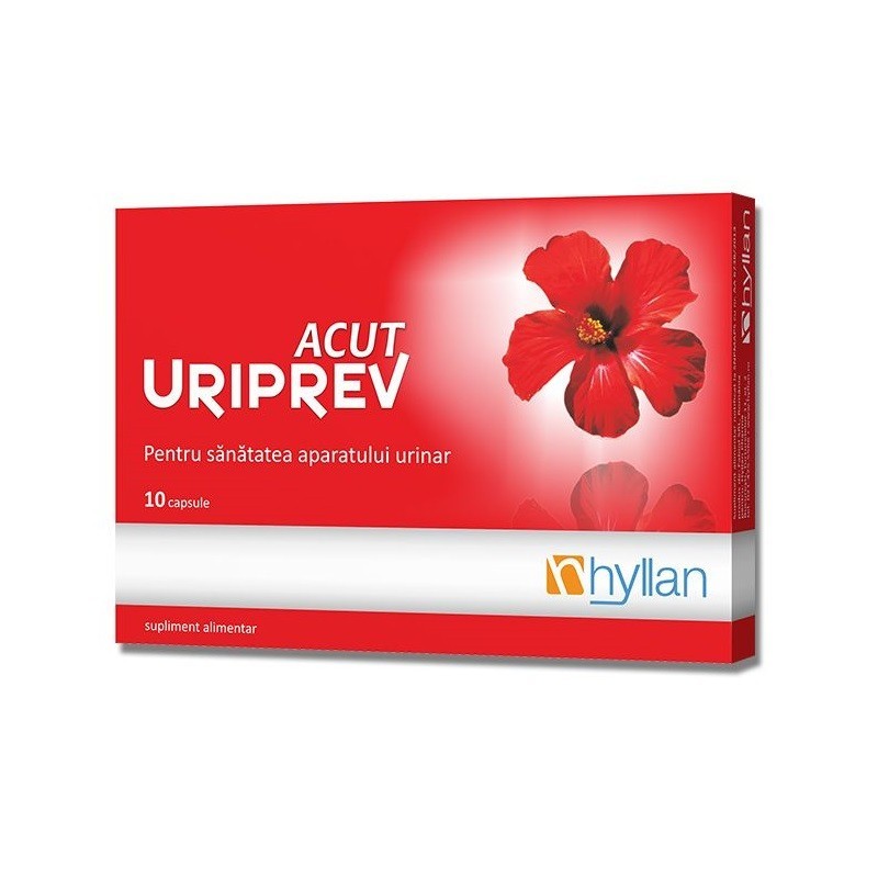 Uriprev Acut, 10 capsule, Hyllan - www.naturasanat.ro