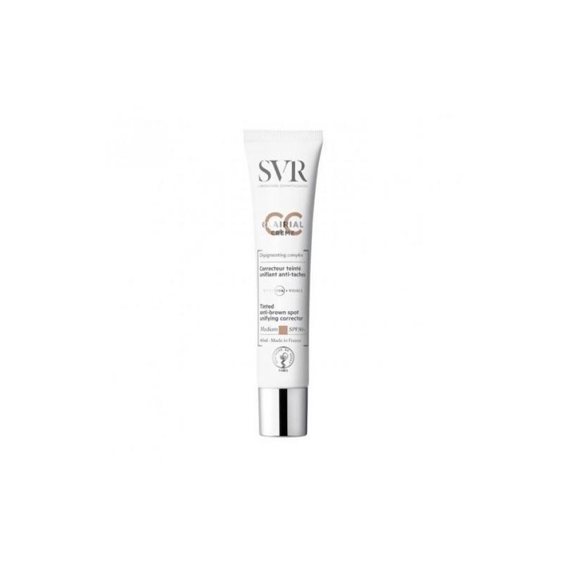 Crema corectoare SPF50 Medium Clairial CC, 40ml, SVR - www.naturasanat.ro