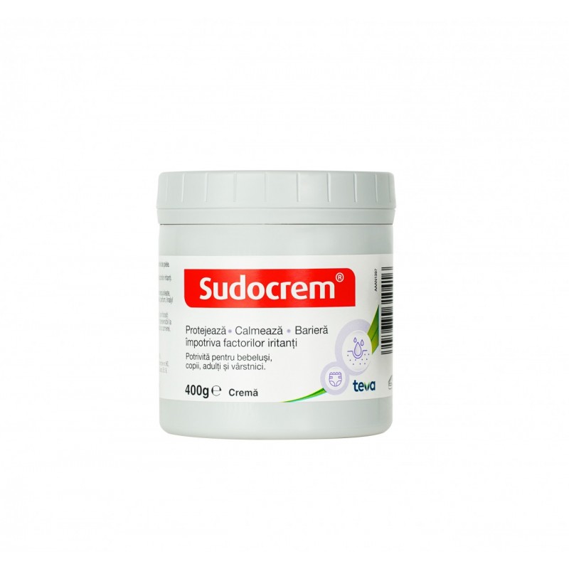 Crema antiseptica, copii si adulti, 400g, Sudocrem - www.naturasanat.ro