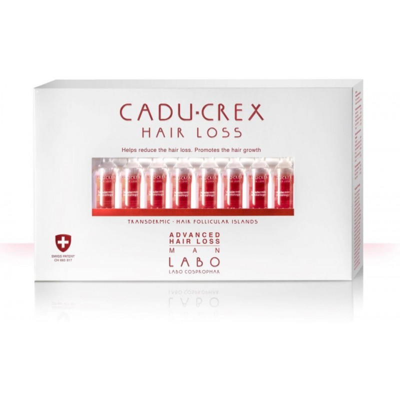 Tratament impotriva caderii parului barbati stadiu avansat, 20 fiole, Cadu-Crex, Labo - www.naturasanat.ro