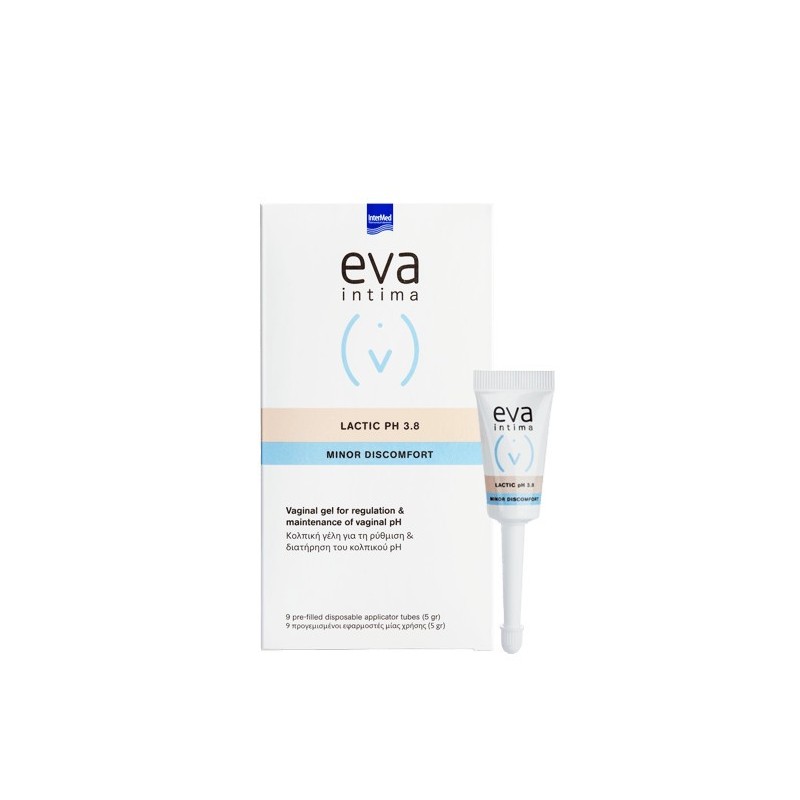 Gel cu acid lactic Eva Intima, 9 aplicatoare vaginale - www.naturasanat.ro