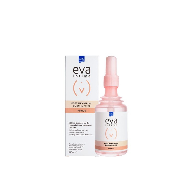 Solutie curatare vaginala Eva Intima Post Menstrual pH 7.0, 147 ml - www.naturasanat.ro