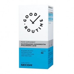Glucosamine Chondroitin Hyaluronic Acid Good Routine, 90 bucati, Secom - www.naturasanat.ro