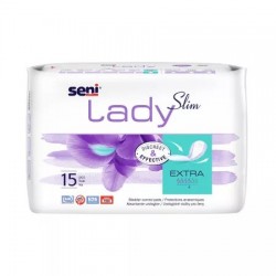 Absorbante zilnice Lady Slim, Extra, 15 bucati, Seni - www.naturasanat.ro