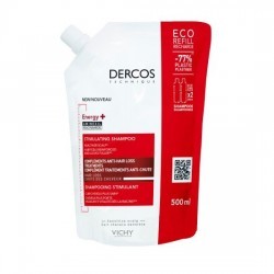 Sampon eco cu actiune energizanta Dercos Energy+, 500 ml, Vichy - www.naturasanat.ro