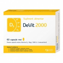DeVit 2000, 60 capsule moi, Pharma Brands - www.naturasanat.ro