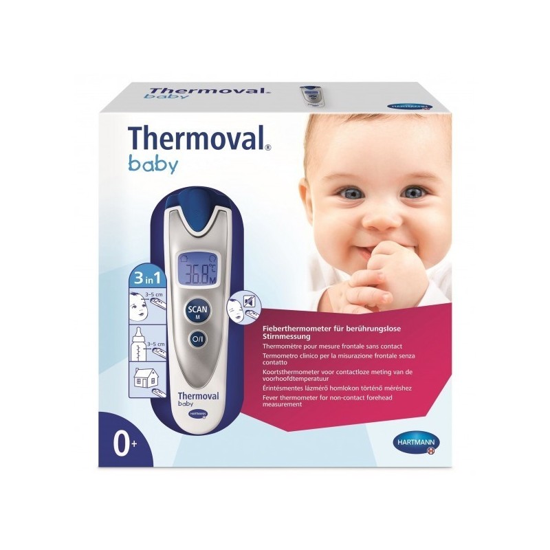 Termometru Thermoval Baby - Masurare No-Contact si Multifunctionalitate, Hartmann - www.naturasanat.ro
