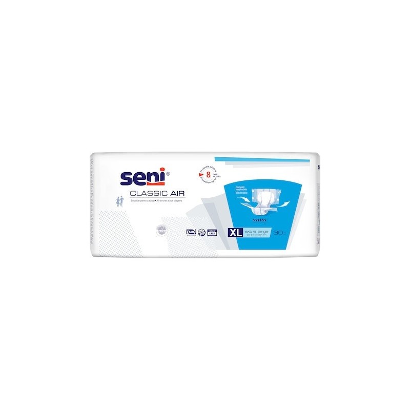 Scutece pentru adulti Seni Classic Air Extra Large, 30 buc - www.naturasanat.ro