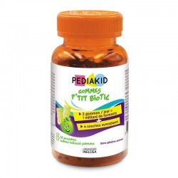 Ursuleti gumati cu probiotice P'tit Biotic, 60 ursuleti, Pediakid - www.naturasanat.ro
