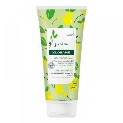 Gel spumant 2in1 cu parfum de pere, 200ml, Klorane Junior - www.naturasanat.ro