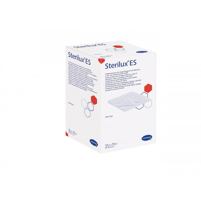 Comprese Sterile din Tifon Hartmann Sterilux ES, 7.5cm x 7.5cm, 25 buc - www.naturasanat.ro