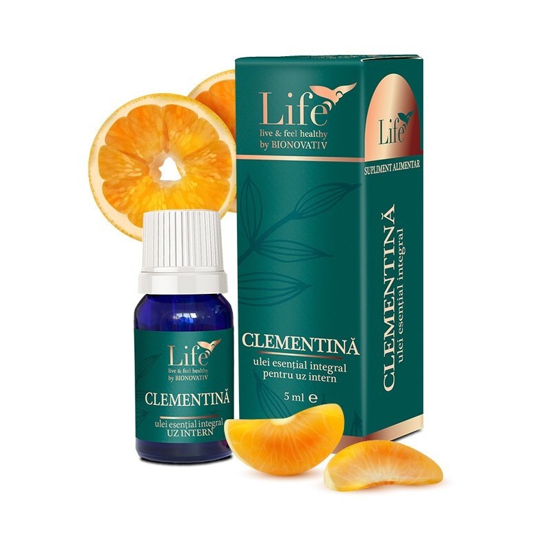 BIONOVATIV Ulei esential Clementina 5 ml - www.naturasanat.ro