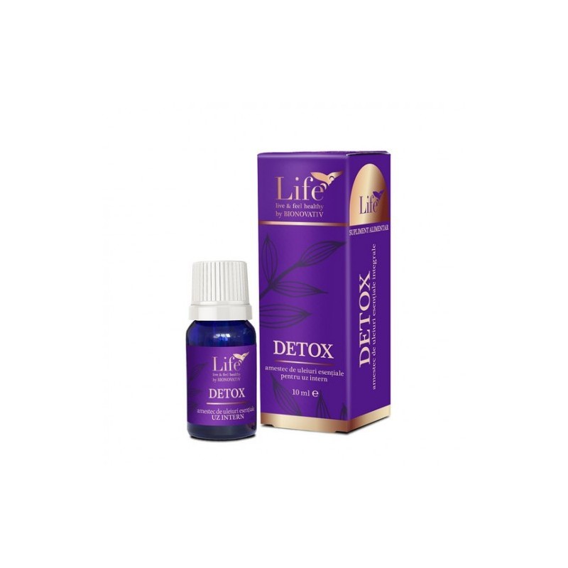 BIONOVATIV Ulei esential Detox 10ml - www.naturasanat.ro