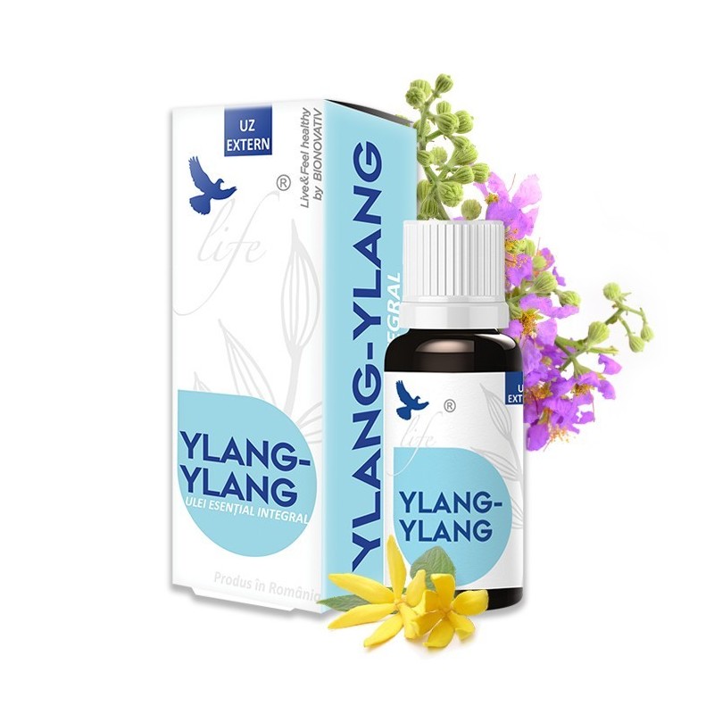 BIONOVATIV Ulei esential Ylang-Ylang uz extern 10ml - www.naturasanat.ro