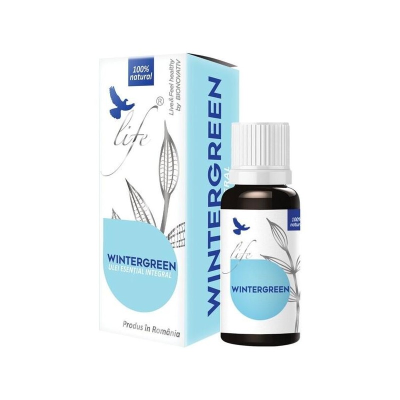 BIONOVATIV Ulei esential Wintergreen 10mL - www.naturasanat.ro