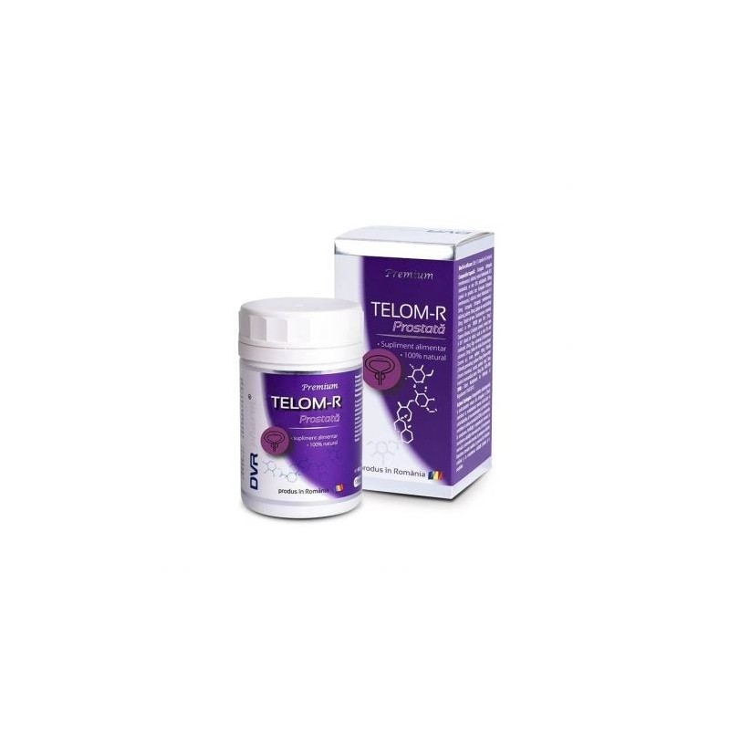 TELOM-R Prostata x120cps (DVRPharm) - www.naturasanat.ro
