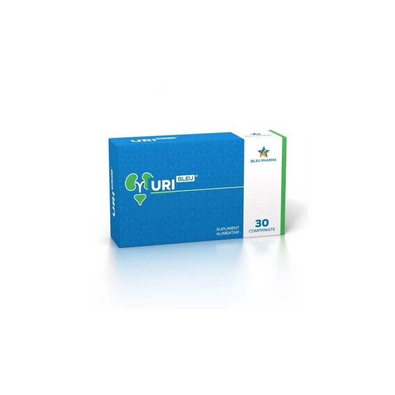 UriBleu, 30 comprimate, Bleu Pharma - www.naturasanat.ro