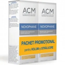Pachet Sampon energizant Novophane, 200 ml + 200 ml, Acm - www.naturasanat.ro