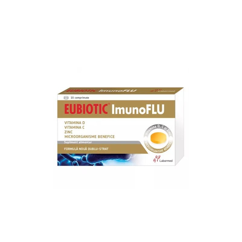 Eubiotic Imunoflu, 15 comprimate, Labormed - www.naturasanat.ro