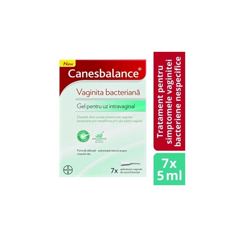 Gel pentru vaginita bacteriana Canesbalance, 7 bucati, Bayer - www.naturasanat.ro