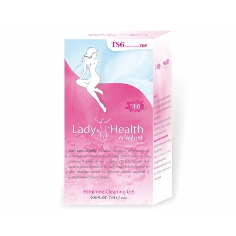 Lady Health Comfort TS6 gel igiena intima 7ml x 7buc - www.naturasanat.ro