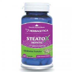 Steatox Hepatic, 60 capsule, Herbagetica - www.naturasanat.ro