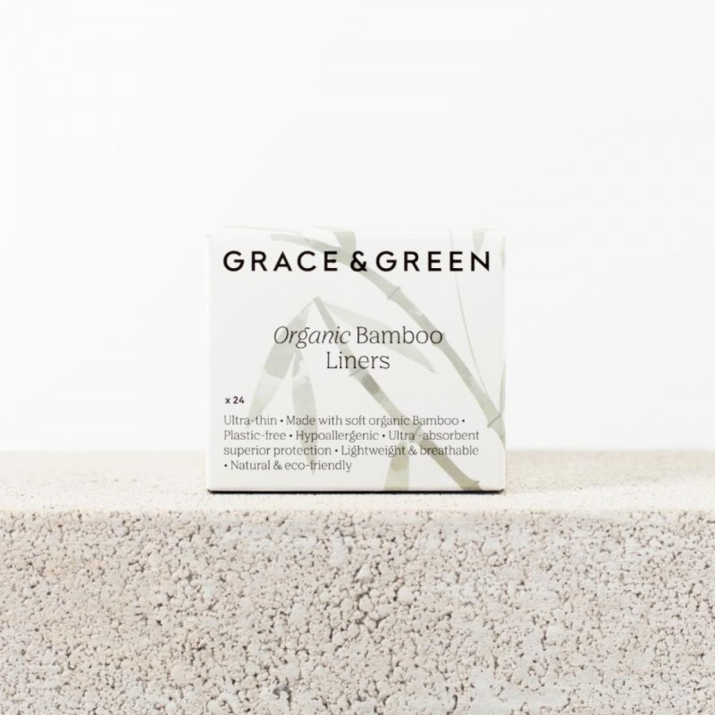 Absorbante zilnice 100% bumbac, 24 bucati, Grace & Green - www.naturasanat.ro