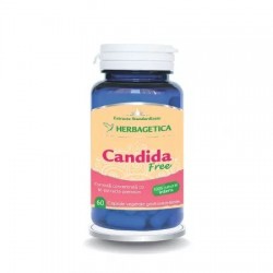 Candida Free, 60 capsule, Herbagetica - www.naturasanat.ro