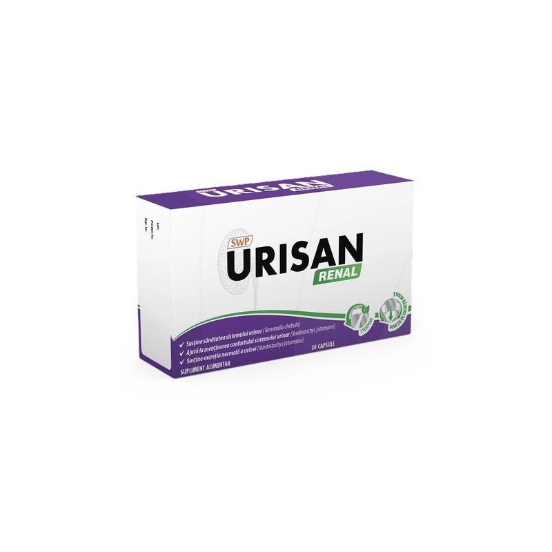 Urisan Renal, 30 capsule, Sun Wave Pharma - www.naturasanat.ro