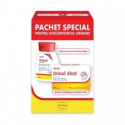 Pachet Urinal gel intim, 200 ml + Urinal akut, 10 capsule, Walmark - www.naturasanat.ro