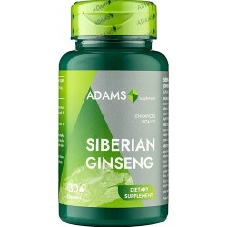 Ginseng Siberian, 30, capsule, Adams - www.naturasanat.ro
