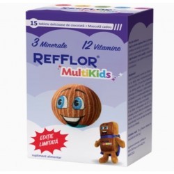 Refflor MultiKids, 15 ciocolatele Hyllan + Mascota Bonus - www.naturasanat.ro