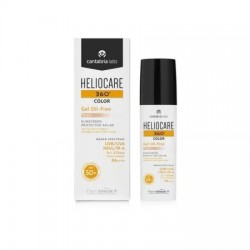 Gel Oil Free cu pigment SPF 50 Heliocare 360 Color, 50 ml, Pearl, Cantabria Lab - www.naturasanat.ro