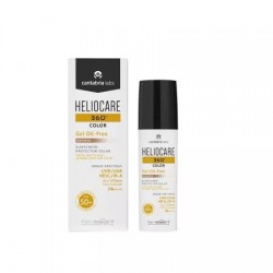 Gel-Oil Free cu pigment colorat SPF50 Heliocare 360, Bronze, 50 ml, Cantabria - www.naturasanat.ro