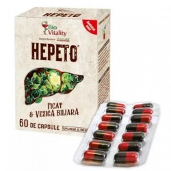 Bio-Vitality Hepeto, 60 Capsule - www.naturasanat.ro