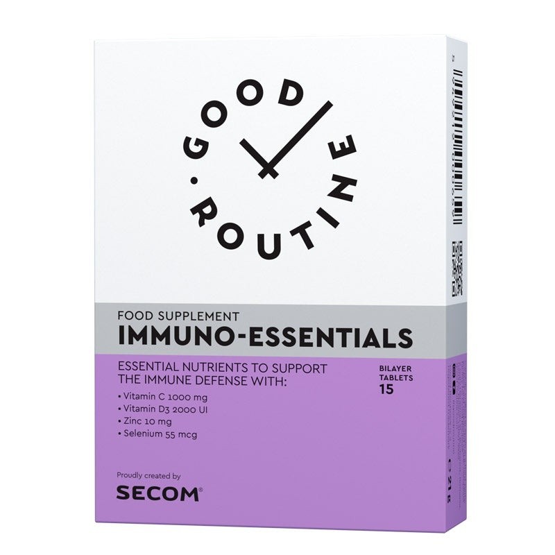 Good Routine Immuno-Essentials Dublu-Strat, 15 Comprimate, Secom - www.naturasanat.ro