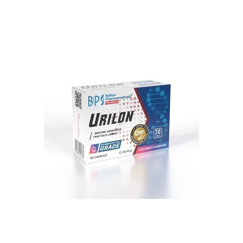 Urilon, 30 capsule, Balkan Pharmaceuticals - www.naturasanat.ro